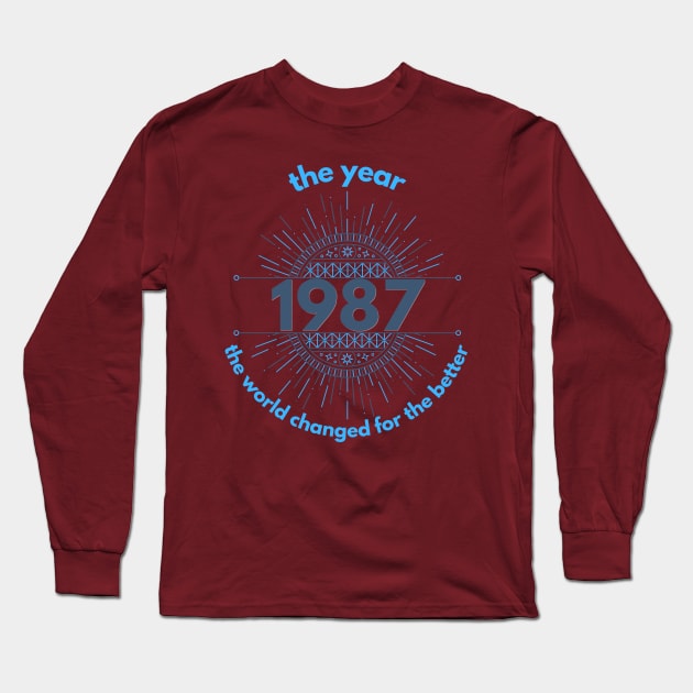 1987 Long Sleeve T-Shirt by Wavey's